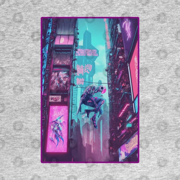 Neon City Lights by SynthwavePrince 